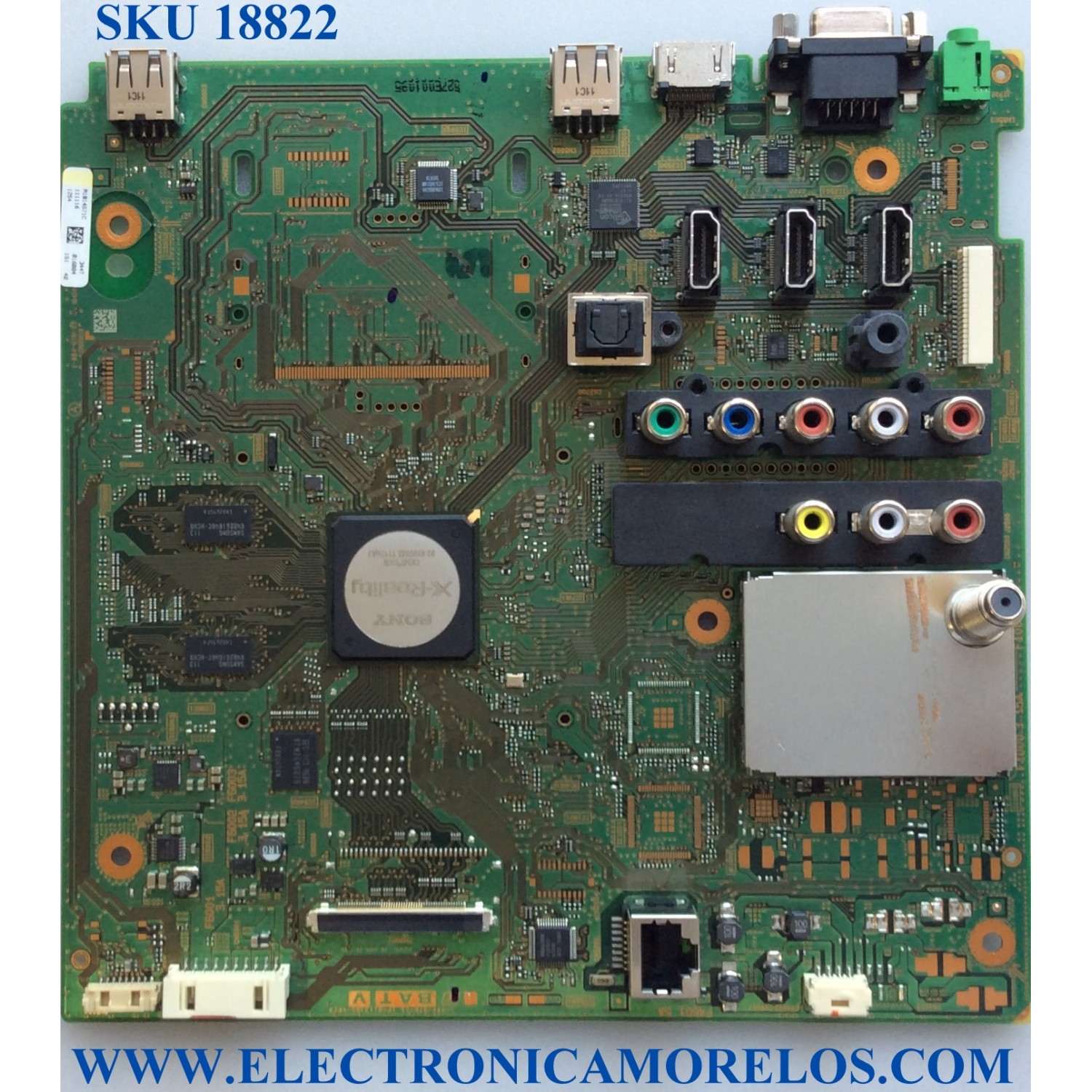 MAIN ORIGINAL SONY A-1831-644-A / 1-884-078-23 / A-181-4571-C / A1814571C / 1P-0113J02-4013 / PANEL LTY550HJ03 101 / MODELOS KDL-55EX621 / XBR-65HX920 /// Se requiere una actualización de software al instalar esta parte 